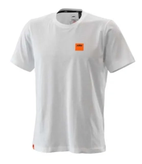 Triko s krátkým rukávem KTM PURE TEE bílé
