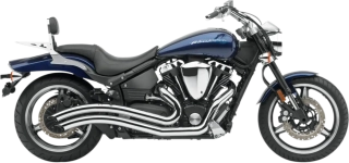 Kompletní výfuk COBRA SPEEDSTER SWEPT EXHAUST barva chromová, pro YAMAHA XV 1700 Road Star Warrior rok 2003-2005 viz popis