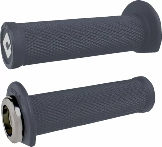 Lock-on ATV gripy ODI GRIPS RUFFIAN ATV V2.1 GRAPHITE/SILVER - pár 