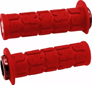 Lock-on ATV gripy ODI GRIPS ROGUE ATV V2.1 TMAVĚ ČERVENÁ - pár 