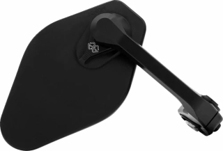Motocyklové zpětné zrcátko do řidítek / zrcátko motocyklu GILLES TOOLING GT MIRROR STRATOS SYM M03-02-BD - barva černá - 1 kus - L / P