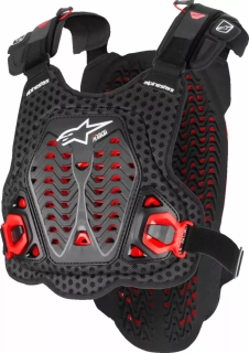 Hrudní / zádový chránič / chránič těla  ALPINESTARS A-5 PLASMA CHEST PROTECTOR černá/ červená velikost XS/S