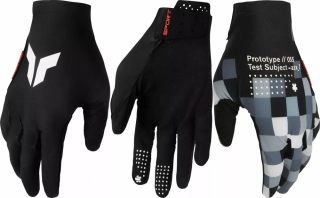 Motokrosové / MTB rukavice s jednovrstvou dlaní THOR SPORTMODE RIOT barva černá/šedá/bílá, pár