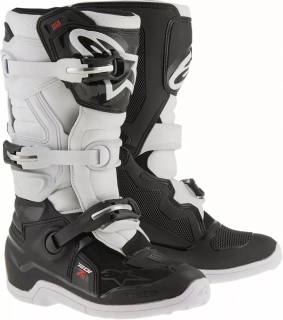 Dětské motokrosové boty / MX obuv ALPINESTARS TECH 7S barva černá/bílá