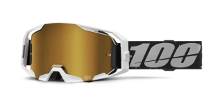 A Motokrosové / enduro brýle 100% ARMATIC RAPIDRACER zrcadlový true zlatý objektiv, 50060-00007