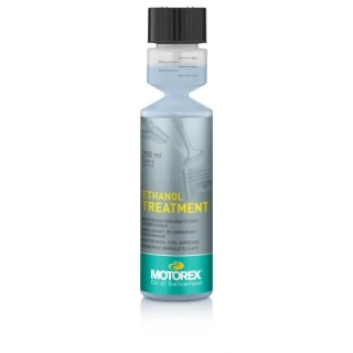 a Aditivum do paliva zlepšující vlastnosti všech paliv smíchaných s etanolem (biosložkou) MOTOREX ETHANOL TREATMENT 250 ml