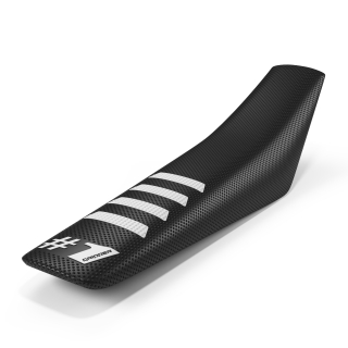Potah sedla ONEGRIPPER SEAT COVER  RIBBED barva černá/bílá, rozměr 91x40 cm 