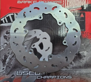 a Přední brzdový kotouč TITAX BRAKE ROTORS typ FX501 pro KTM VŠECHNY MODELY rok 2000-2003