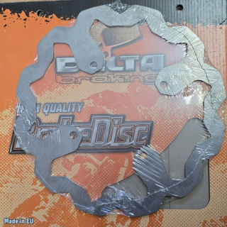 A Přední brzdový kotouč DELTA BRAKING pro motocykly KAWASAKI KX 125 rok 2006-2008 pozice přední, oversize průměr 260 mm