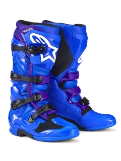 A Motokrosové boty / mx obuv ALPINESTARS TECH 7 , 2012025-70 barva modrá/fialová velikost US 10 / EU 44,5