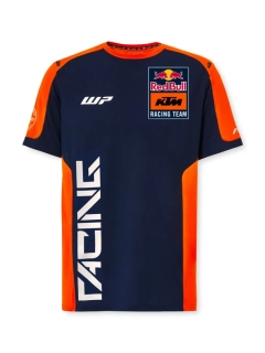 Pánské triko s krátkým rukávem KTM RED BULL barva modrá/oranžová 