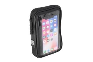 Přepravní taška / obal na smartphone k tank bagu na nádrž motocyklu SW MOTECH LEGEND SMARTPHONE BAG barva černá, rozměr 11,0 x 19,0 x 2,5 cm