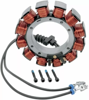Stator alternátoru DRAG SPECIALTIES pro HARLEY DAVIDSON FLT/ FLHT/ FLHR/ FLTR rok 1999-2001 , nahrazuje OEM 29987-99