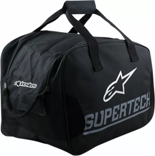 Textilní taška / brašna na přilbu/helmu ALPINESTARS BAG HELMET SM-10 S-RIGID 8989019-10 černá/bílá 