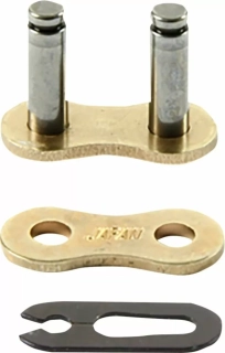 Spona řetězu k motocyklovému řetězu PROX 520 MX typ clip/ Connecting Link barva zlatá