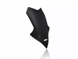 Motocyklové plexi / čelní plexi motocyklu WRS WINDSCREEN SPORT YA039NO pro YAMAHA TRACER 9 GT+ rok 2024 barva matná černá, výška plexi 40 cm