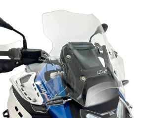 Motocyklové plexi / čelní plexi motocyklu WRS WINDSCREEN TOURING PLUS TRANSPARENT RADAR BM109T pro BMW R 1300 GS ADVENTURE rok 2024 barva čirá