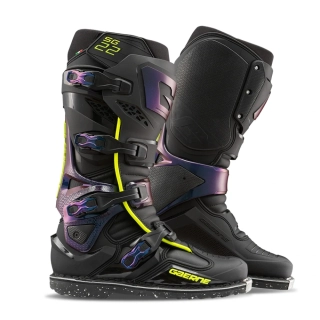 Motokrosové/enduro boty GAERNE SG 22 CHAMELEON barva černá/chameleon  