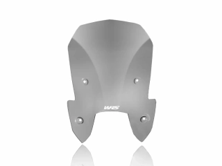 Motocyklové plexi / čelní plexi motocyklu  WRS VERZE INTERMEDIO KT004F  pro KTM SUPER ADVENTURE 1290 ABS rok 2015-2016 barva kouřová, výška plexi 35,5 cm 