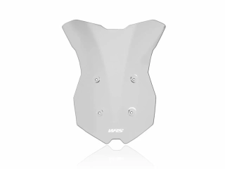 Motocyklové plexi / čelní plexi motocyklu WRS VERZE TOURING KT006F pro KTM 1290 SUPER DUKE GT 2019-2024 barva kouřová, výška plexi 44 cm
