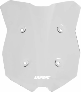 Motocyklové plexi / čelní plexi motocyklu  WRS VERZE SPORT KT007F pro KTM 1290 SUPER DUKE GT rok 2019-2024, barva kouřová, výška plexi 32 cm 