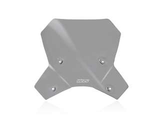 Motocyklové plexi / čelní plexi motocyklu  WRS VERZE CAPONORD KT008F pro KTM 1290 SUPER ADVENTURE / S rok 2021-2024 , barva kouřová, výška plexi 33,5 cm  