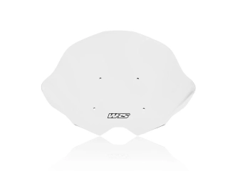 Motocyklové plexi / čelní plexi motocyklu  WRS VERZE SPORT KT011T pro KTM DUKE 890 / 790 / R rok 2020-2024 barva čirá, výška plexi  28,5 cm
