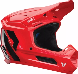 Dětská motokrosová přilba THOR FLEET YOUTH FORGE barva červená/černá velikost M 50-51 cm