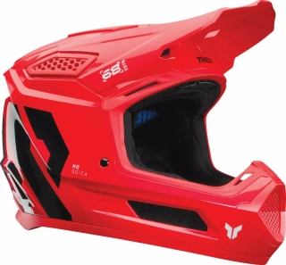 Motokrosová přilba / MX helma THOR FLEET FORGE barva červená/černá lesklá