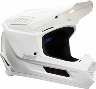 Motokrosová přilba / MX helma THOR FLEET WHITEOUT  barva bílá lesklá