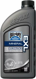 Olej BEL-RAY EXL 20W-50 MINERAL 4T ENGINE OIL balení 1 litr 