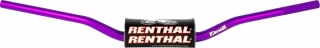 Motokrosové řidítka bez hrazdy RENTHAL 821 McGRATH / KTM SX 125-450 ROK 2016-2021 / SUZUKI 2018-2021 FATBAR™ HANDLEBAR barva fialová