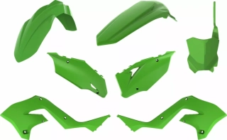 Sada plastů POLISPORT RESTYLING BODY KIT typ 90933 pro KAWASAKI KX 125 M rok 2003-2008 viz popis, barva zelená