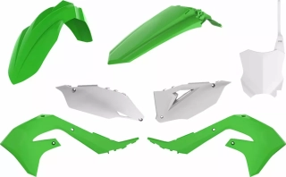Sada plastů POLISPORT BODY KIT typ 90816 pro KAWASAKI KX 250 F rok 2019-2024 barva zelená/bílá