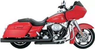 Koncovky výfuku VANCE & HINES HI-OUTPUT SLIP-ONS typ 46759 pro HARLEY DAVIDSON FLHX/FLHR/FLTR rok 1999-2016 viz popis, barva matná černá, vnější průměr 11,5 cm (4-1/2") 