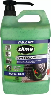 Utěsňovací přípravek  pro bezdušové  pneu SLIME TUBE TIRE SEALANT obsah 1 galon = 3,7 litrů