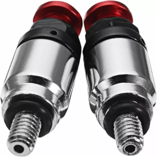 Odvzdušňovací mikro ventilky (pár) KSX FORK AIR BLEEDERS SHOWA/KAYABA - ČERVENÉ VERZE M5 ( 5 mm )