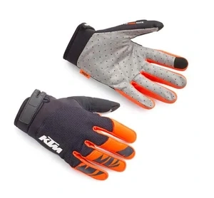 Offroadové motocyklové / moto rukavice KTM POUNCE GLOVES černá/oranžová 