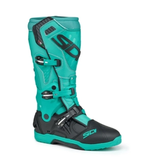 Motokrosové / enduro boty SIDI CROSSAIR barva černá/mint zelená, pár