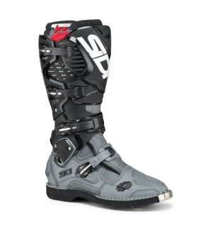 a Motokrosové boty SIDI CROSSFIRE 3 barva šedá/černá velikost 45, pár