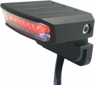 Homologovaný držák zadního světla/registrační značky/ držák SPZ PARTS EUROPE Universal Taillights, barva čočky kouřová 
