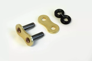 a Spona řetězu pro řetěz RK CONLINK RK 520 MXU RIVET 1 kus, barva zlatá