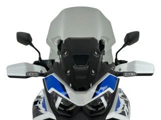 Plexi motocyklu WRS verze caponord pro HONDA CRF 1100 L ABS rok 2024-2025, barva kouřová, výška plexi 53,5 cm