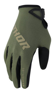 Dětské motokrosové / MTB rukavice THOR RIDEMODE STATIC barva camo zelená 
