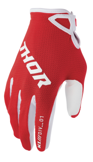Motokrosové / enduro / MTB rukavice THOR RIDEMODE STATIC barva červená