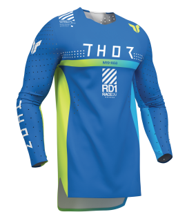 Lehký a pružný motokrosový - enduro dres THOR SPORTMODE SYNTH barva MODRÁ