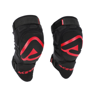 Chrániče kolen ACERBIS X-KNEE SOFT UNI VELIKOST barva černá/červená
