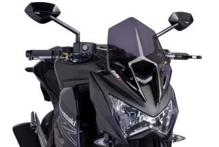 Plexi PUIG SPORT Kawasaki Z800 2013-2017 barva tmavě kouřová