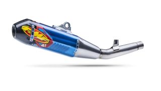 Koncovka výfuku FMF MUFFLER FACT 4.1 / 042412  pro motocykl KAWASAKI KX 250 F rok výroby 2025, tinan + carbonové zakončení