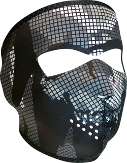 Ochranná neoprenová maska na obličej ZANHEADGEAR DIGI URBAN CAMO SKULL